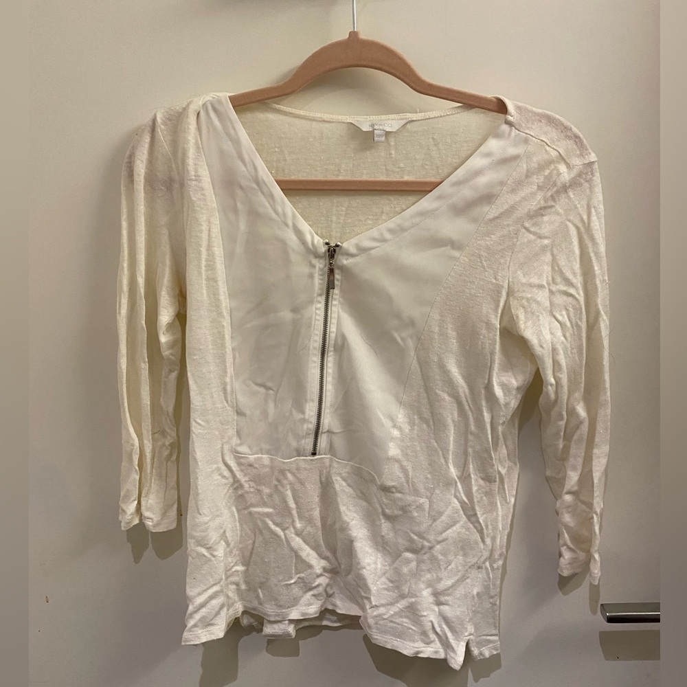 RW&Co white blouse